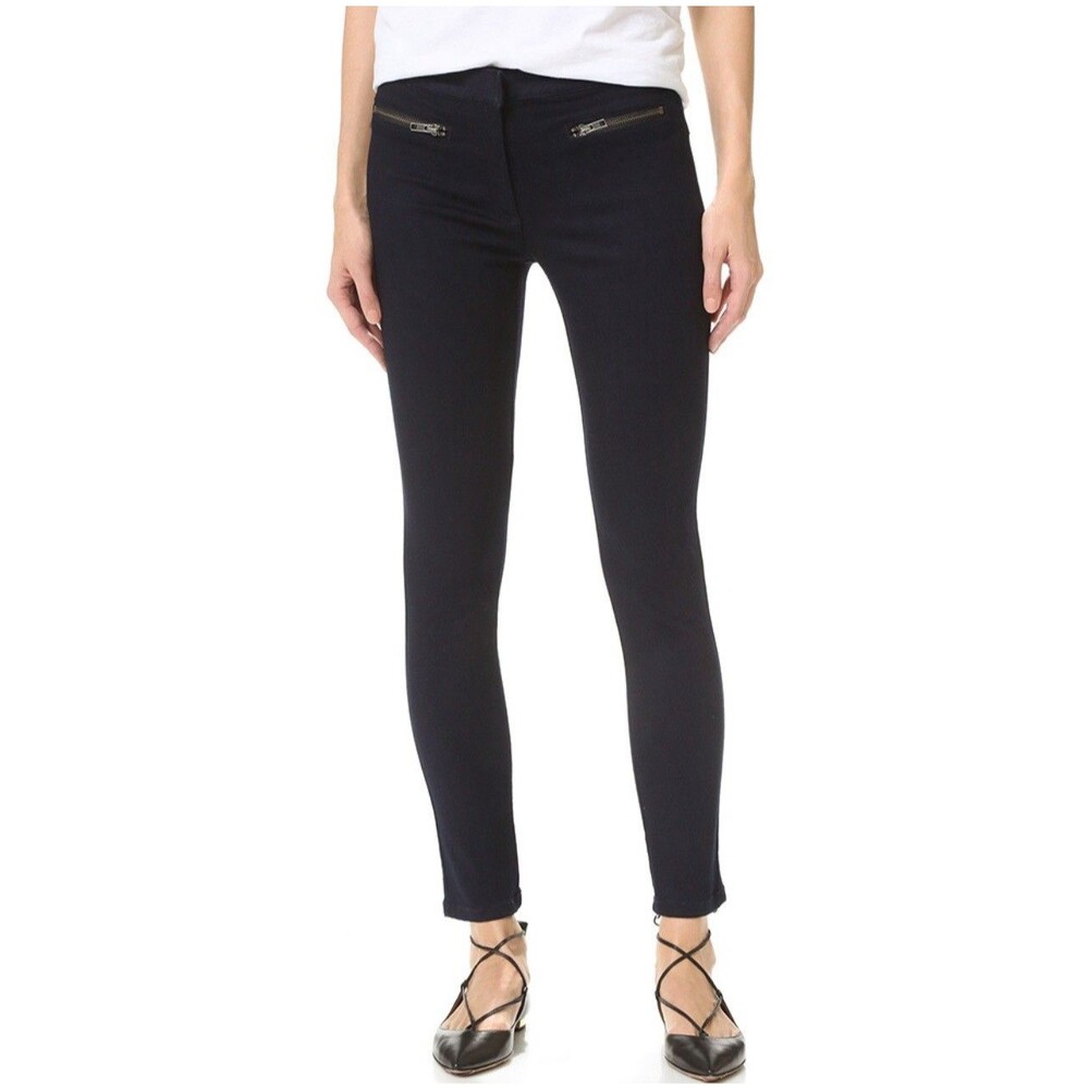 VERONICA‎ BEARD Womens Jeans Size 4 USA MADE Mid Rise Skinny Stretch Zip Pockets